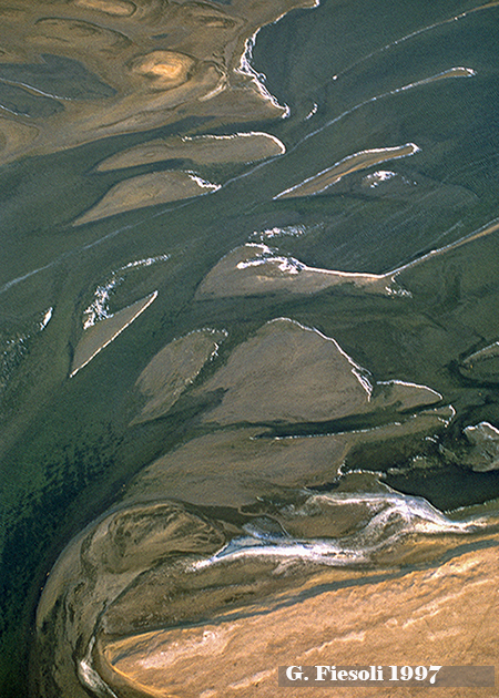FOTO AEREA Namibia 1997 Laguna di Walwis Bay